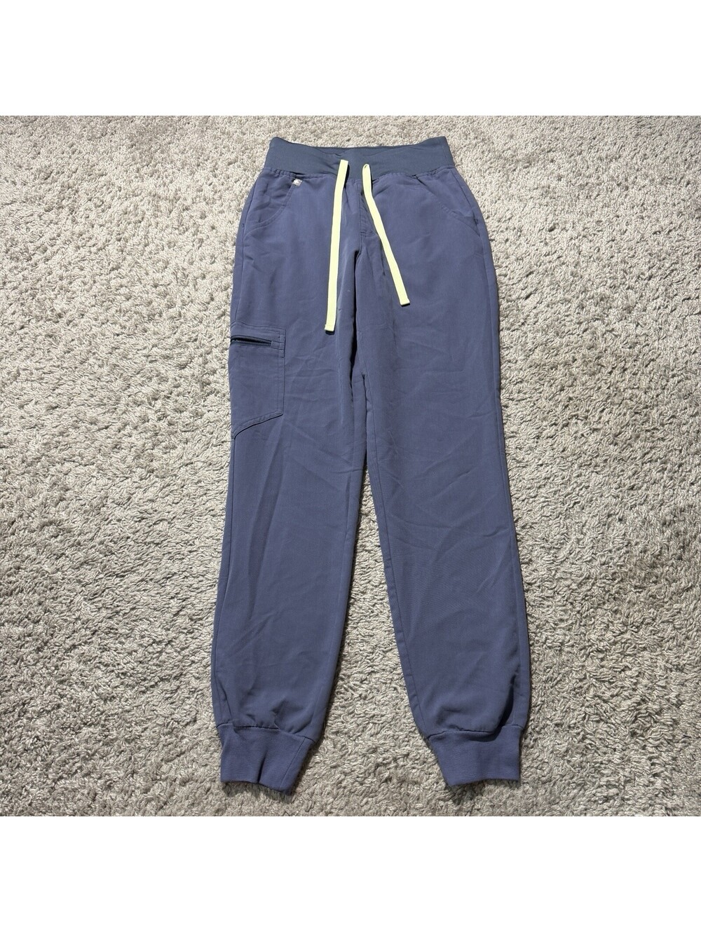 FIGS High-Waisted Zamora Jogger Scrub Pants Women's Size XXS Gray